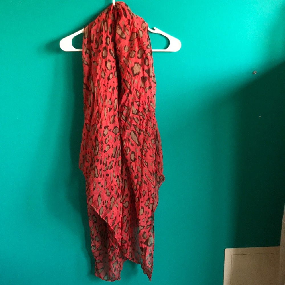 Cheetah Print Designer Scarf
